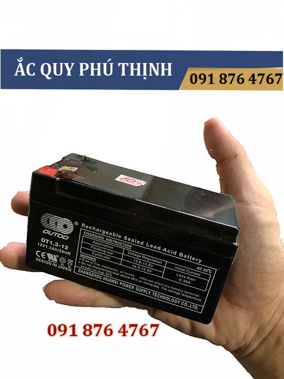 Ắc quy Outdo 12V - 1.3Ah OT1.3-12