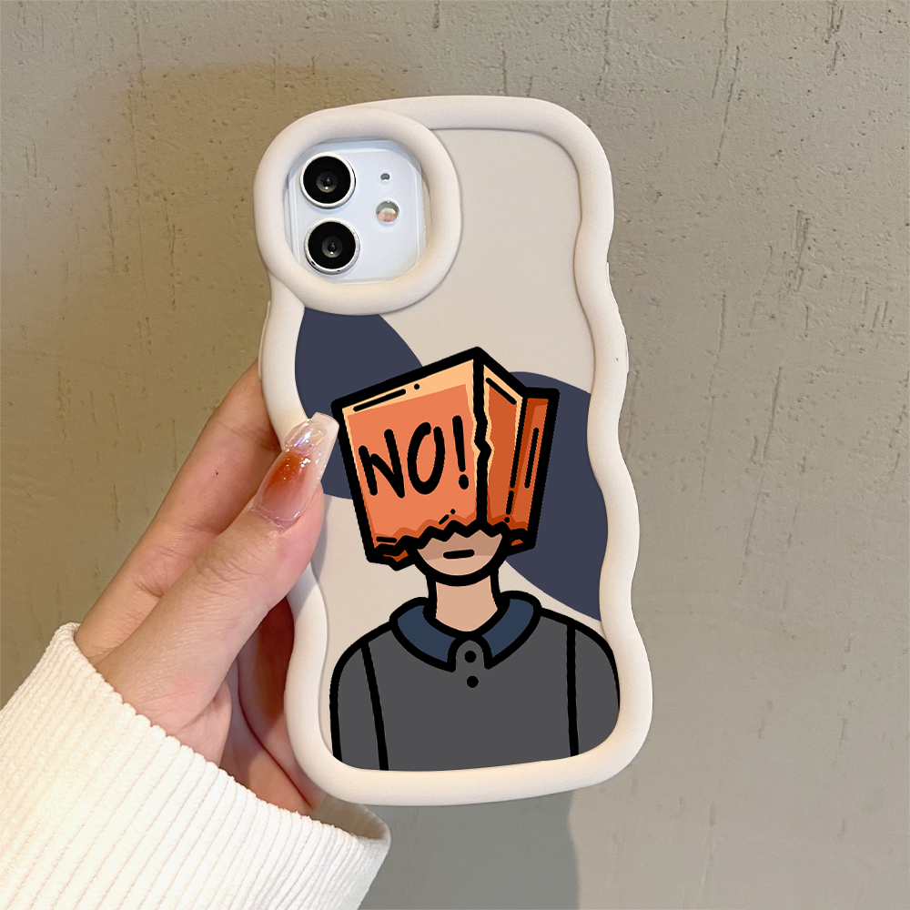 UCUC for Redmi A3 A3x Back Cover Box Boy Creative Candy Color Wave Silicon Phone Protective Case. 