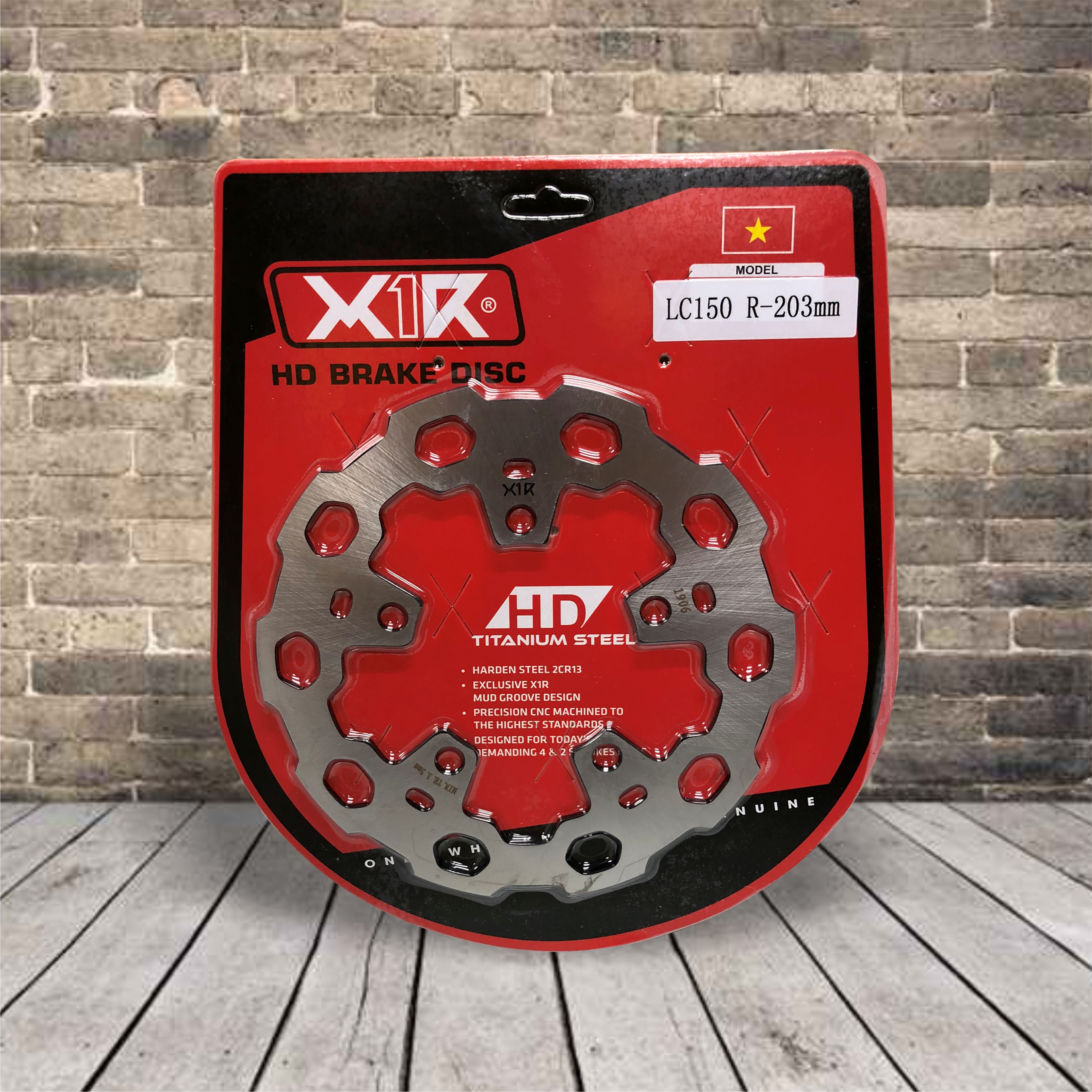 Đĩa Thắng (Phanh) Sau Cho Exciter 150 - X5 (MCQUEEN) (size 203mm)