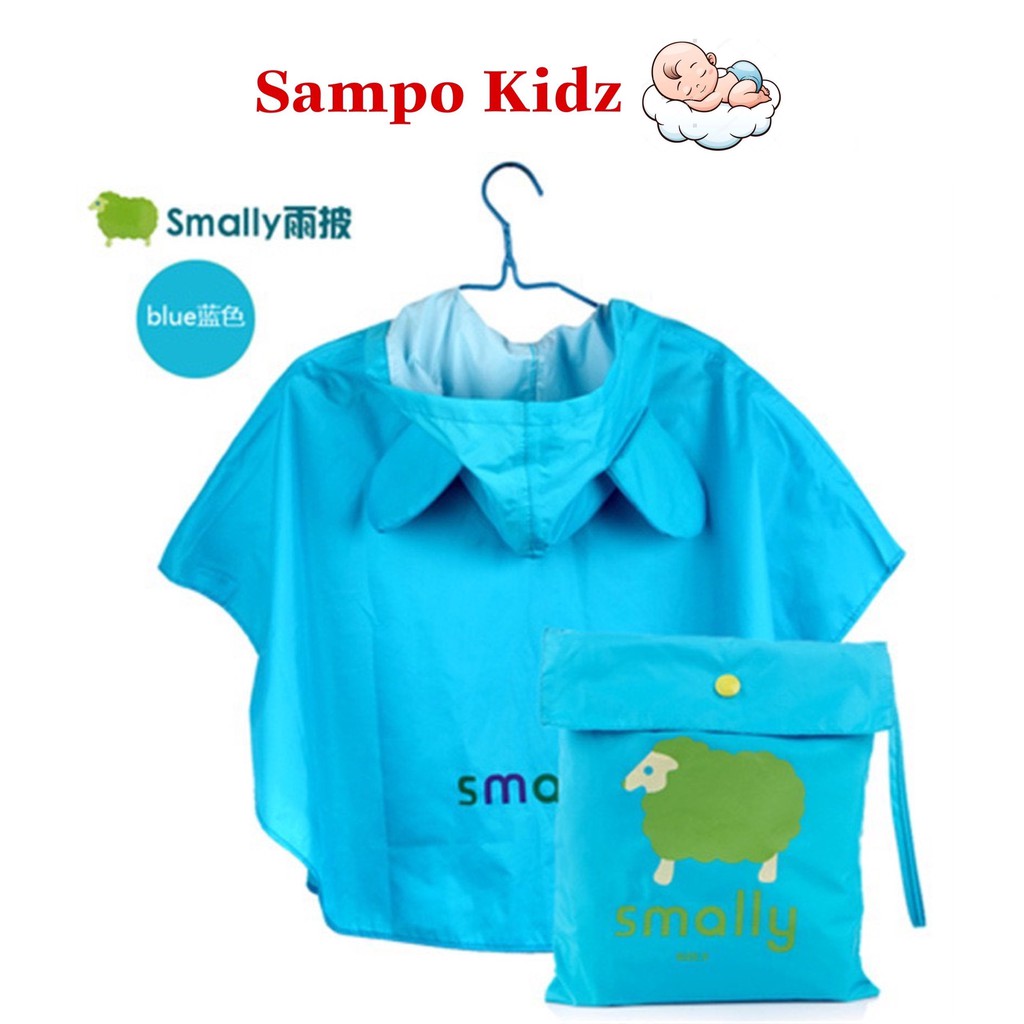 (MẪU 2023) ÁO MƯA CÁNH DƠI SMALLY CHO BÉ