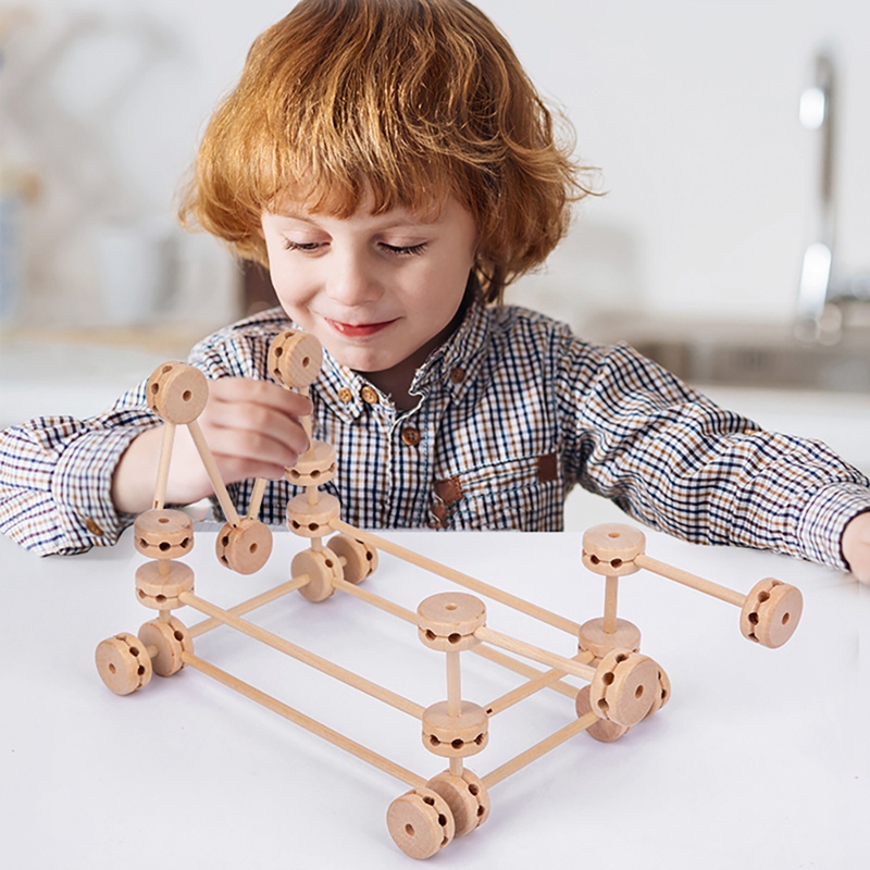 [yunhaoshankui] Building Blocks for Kids Toy Wooden Building Blocks Toy ...