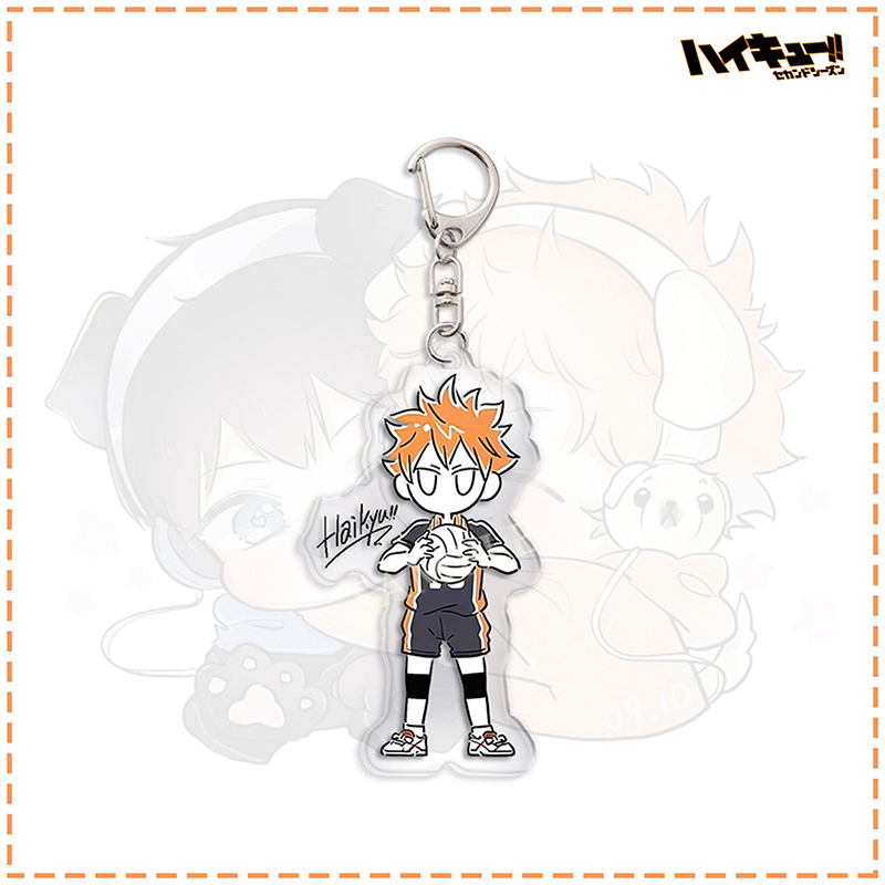 Cartoon Anime Haikyuu!! Acrylic Keychain Cute Backpack Hanging Decoration QUANYIN. 