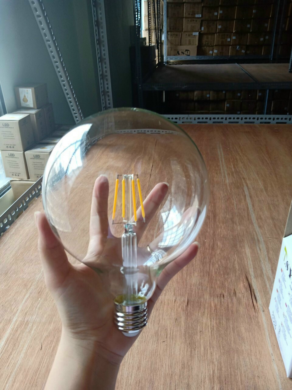 Bóng đèn led G80 Edison 4W ánh sáng vàng