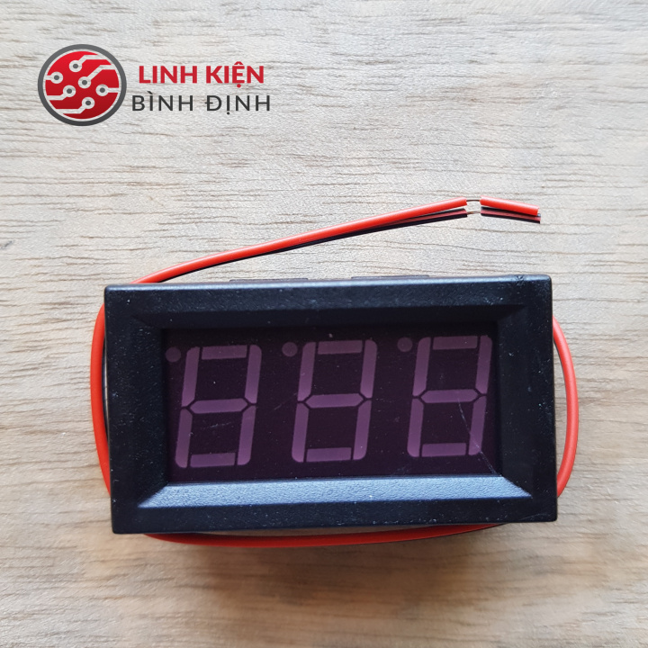 Đồng hồ led báo vôn dc, đo điện áp dc 4,5-30vdc