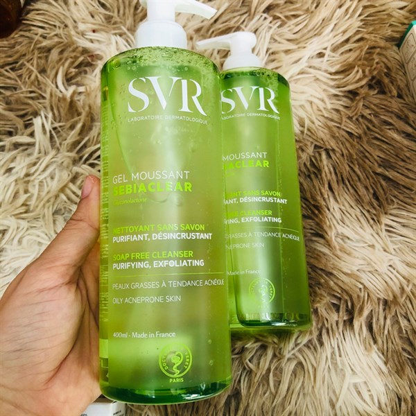 Sữa rửa mặt SVR cho da dầu mụn