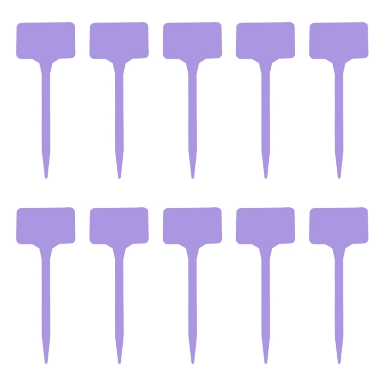 ✪ 10Pcs T-Types Plant Labels Plant Signs Flower Signs Plant Tags Plant Markers Set