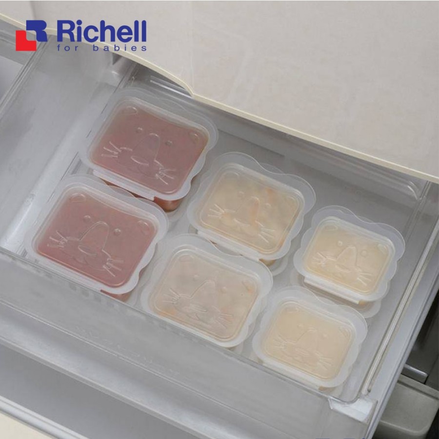 [HCM]Bộ chia thức ăn Richell - Chính hãng