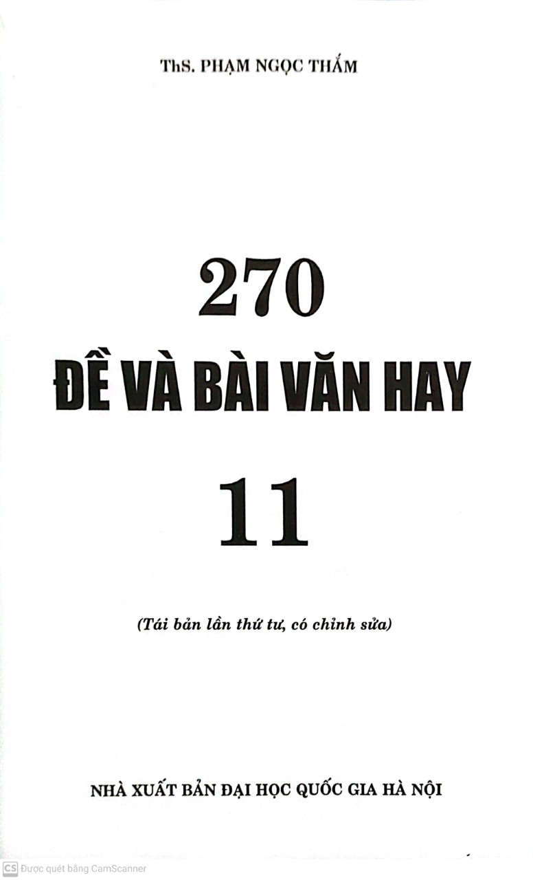 Sách - 270 Đề và Bài văn hay 11