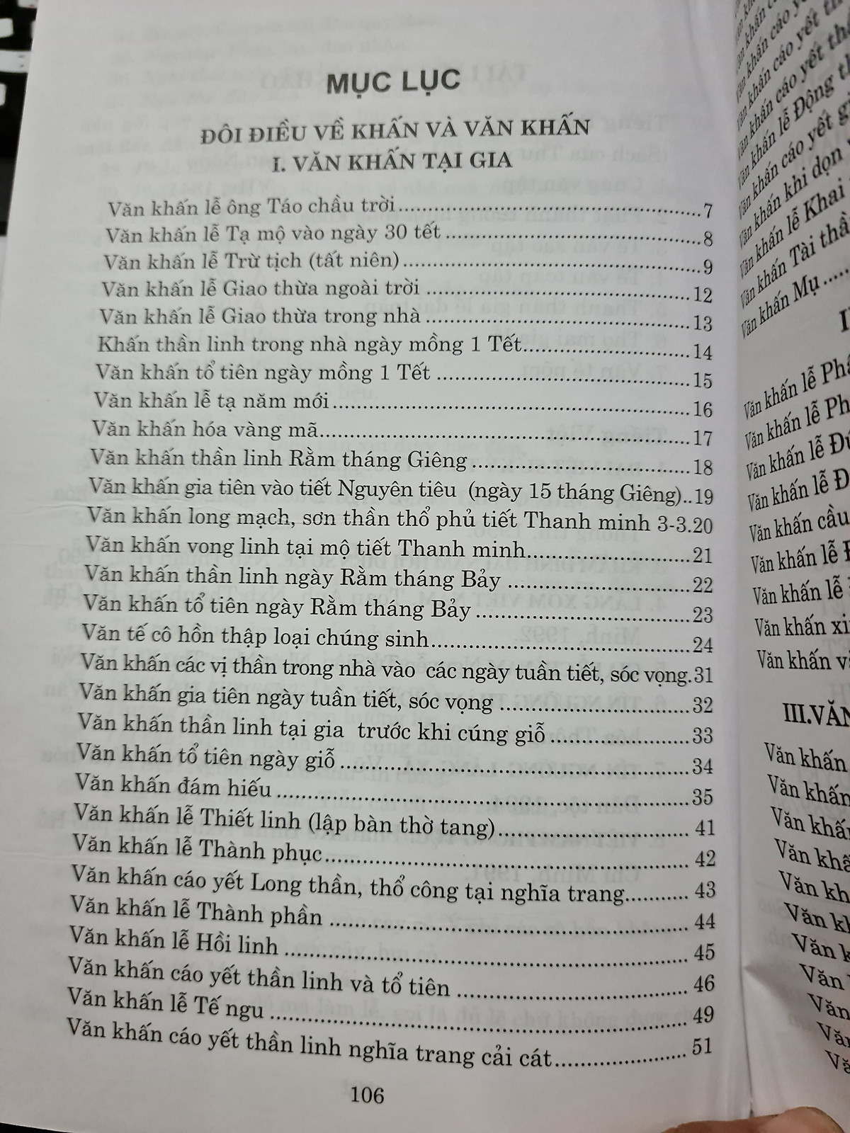 Nhà Sách Minh Thắng - Văn Khấn Nôm Truyền Thống