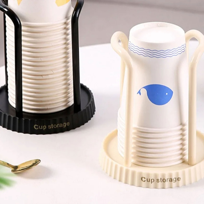 Paper Cup Holder Disposable Cup Extractor Multifunctional Cup Storage And Storage Rack Household Coffee And Tea Cup Holder