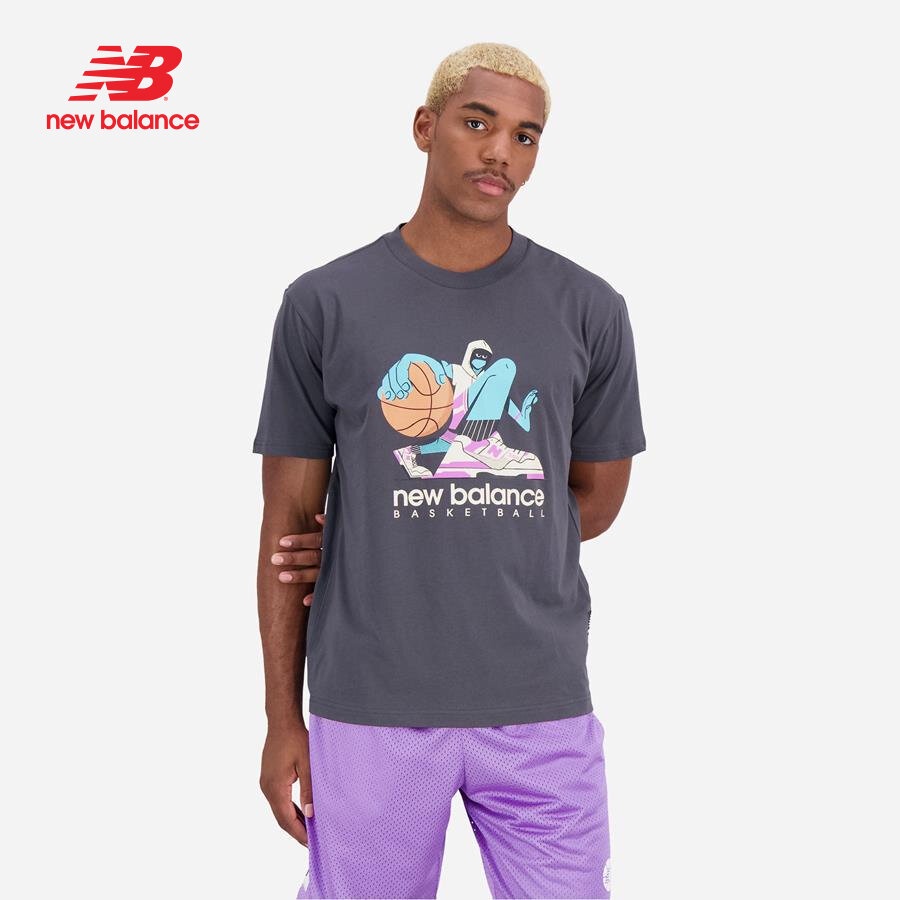 New balance áo thun thể thao nam hoops mt31589ack