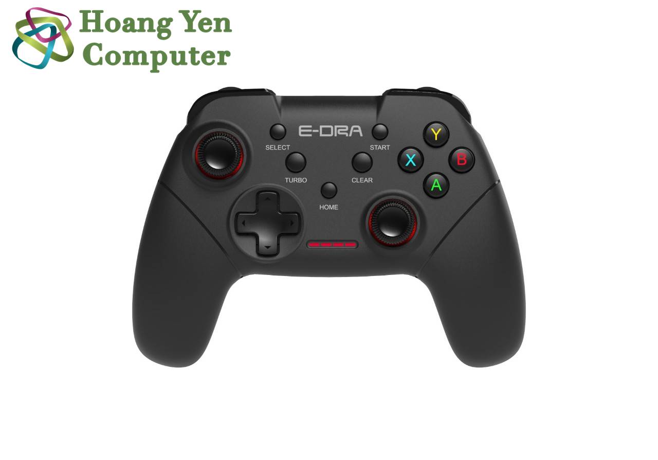 [HCM]Tay Cầm Chơi Game Không Dây E-dra EGP7601 EGP7602 Wireless 2.4Ghz - BH 3 Năm Chính Hãng - Hoàng Yến Computer