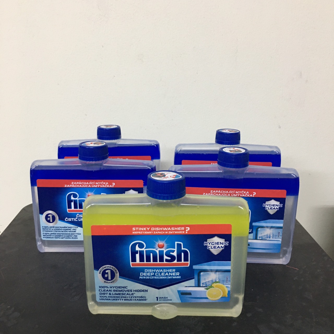 Nước vệ sinh bảo trì máy rửa bát chén Finish