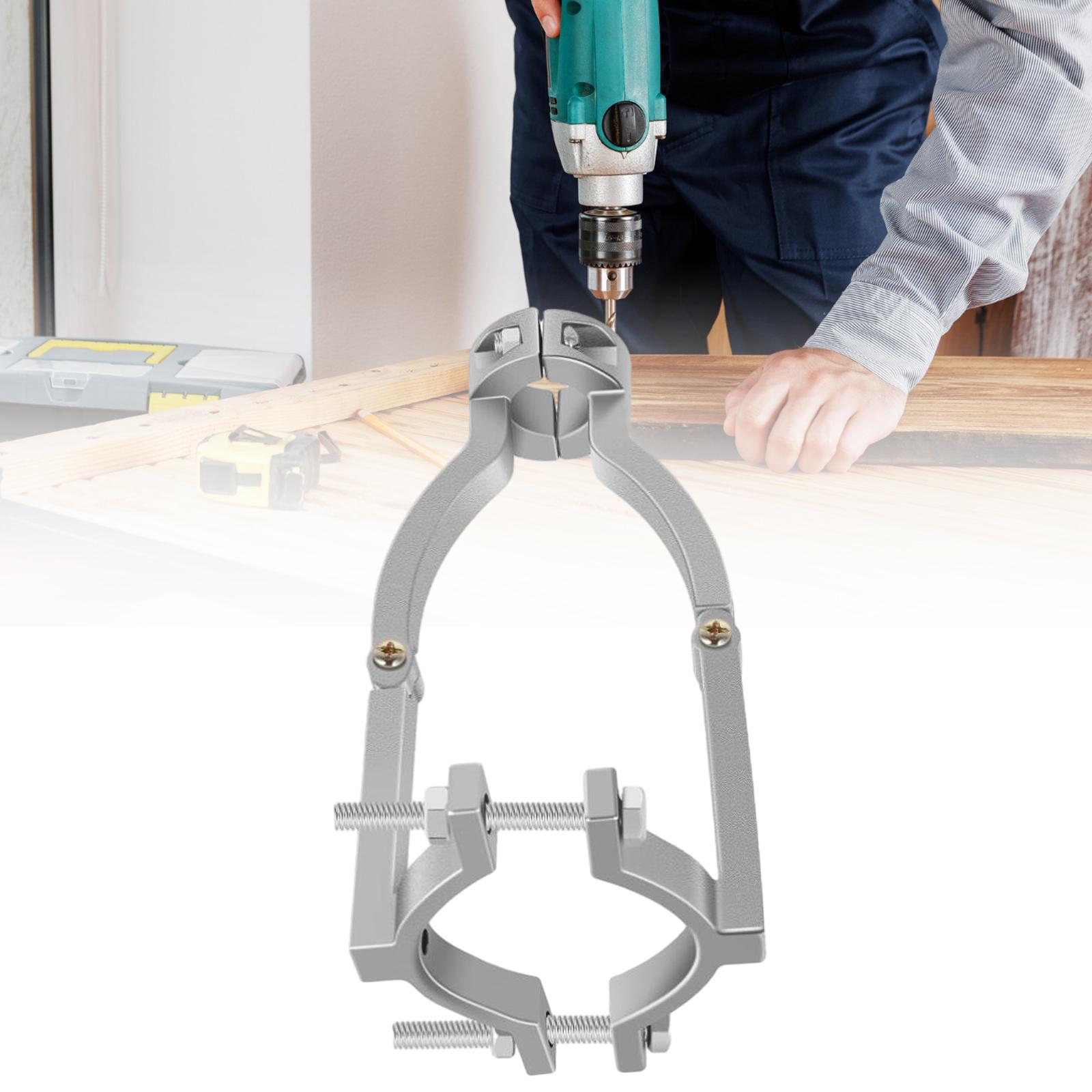 Fityle Square Hole Drill Bit Adapter Fixing Bracket Durable Bench Drill Press Converter Joint Mortiser Bit for Drill Machine Accessory Drill Press