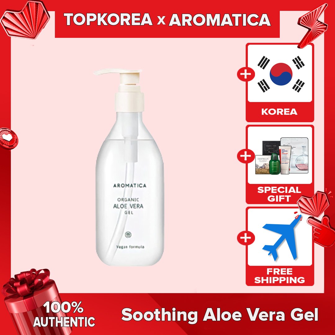 Aromatica Gel Lô Hội Làm Dịu Da 300Ml TOPKOREA Vận Chuyển Từ Hàn Quốc thumbnail