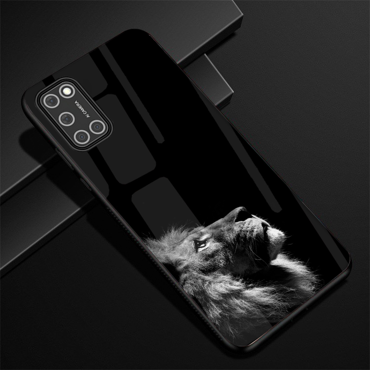 Ốp lưng oppo a52, a92, a16 mặt kính cường lực, thiết kế riêng