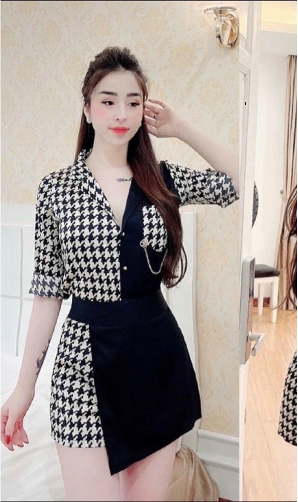 sét bộ đi chơi vải umi siêu sang