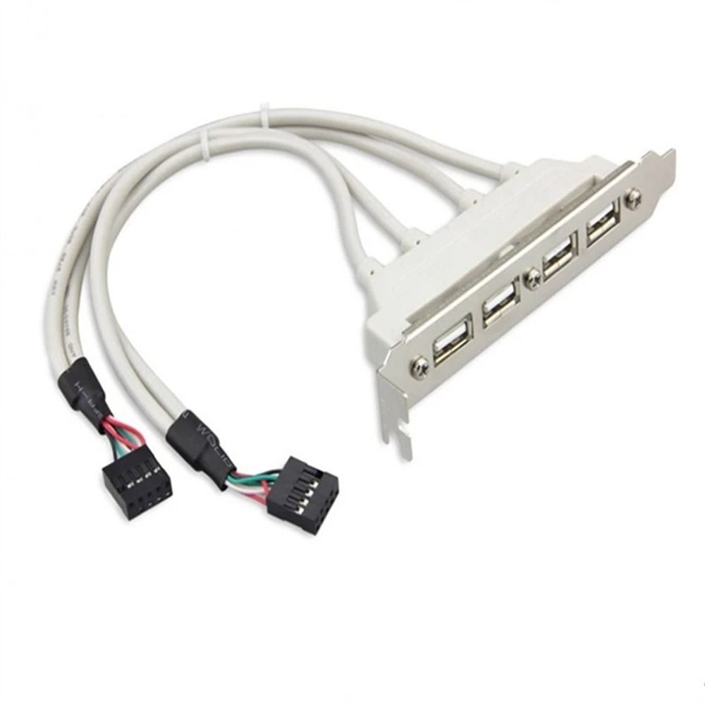 Joymario For Computer Rear Panel 9 Pin Header Bracket Extension Cable Usb2 0 4 Port Usb Header