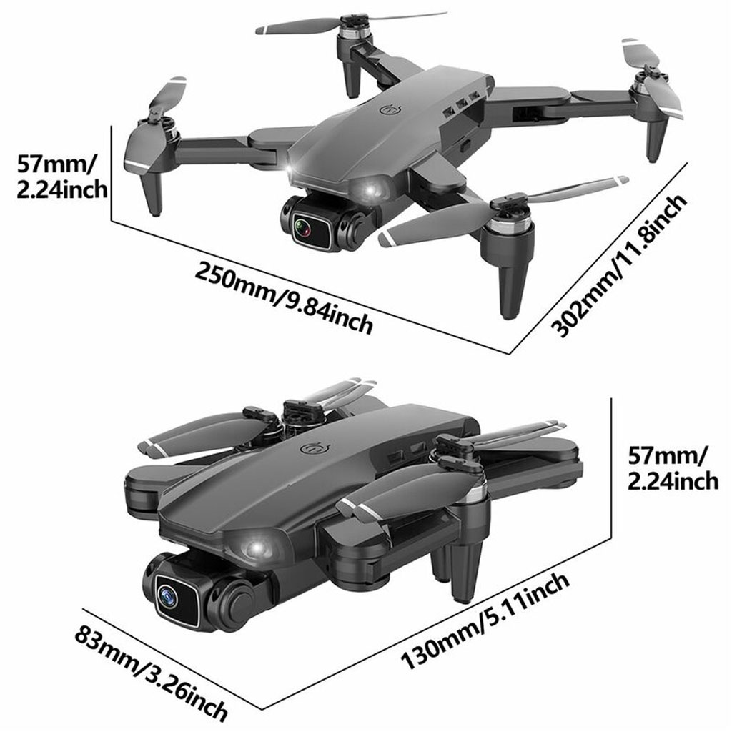 Flycam L900 SE Drone Camera 4K tránh vật cản thời gian bay 28 phút, giữ thăng bằng, G.P.S tự quay...