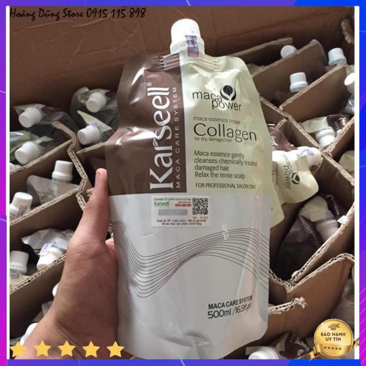 [HCM][Đ] BỊCH DẦU XẢ Ủ TÓC COLLAGEN PHỤC HỔI HƯ TỔN 500ML