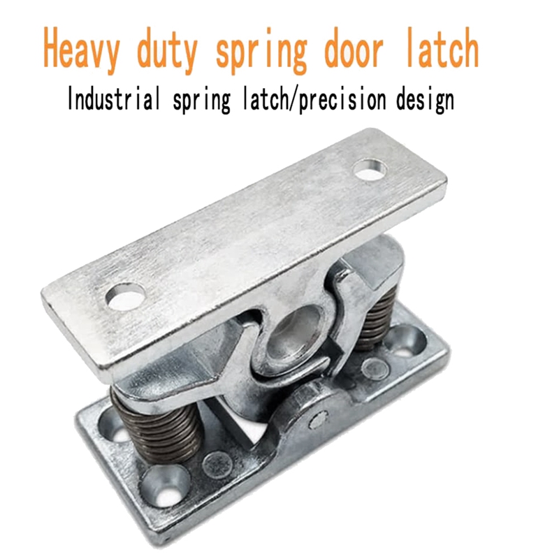 1Pcs Spring Loaded Door Easy Lock Stop Catch Release Clamp Double Roller Catch