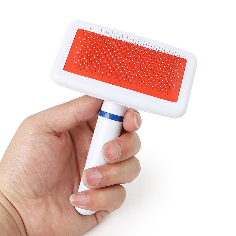 Lược trải lông dành cho chó mèo trắng (lược đánh bông lông chó mèo)