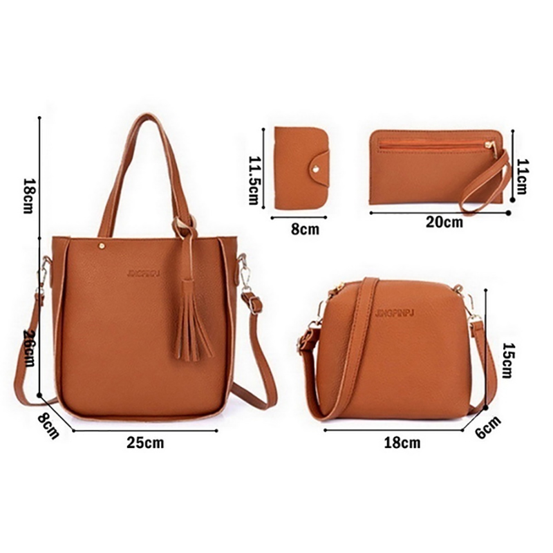 9%20Colors%20Ladies%20Leather%20Bag%20Set%204pcs%20Shoulder%20Bag%20Handbag%20Messenger%20Bag%20Set%20Queena%20-%20Image%202