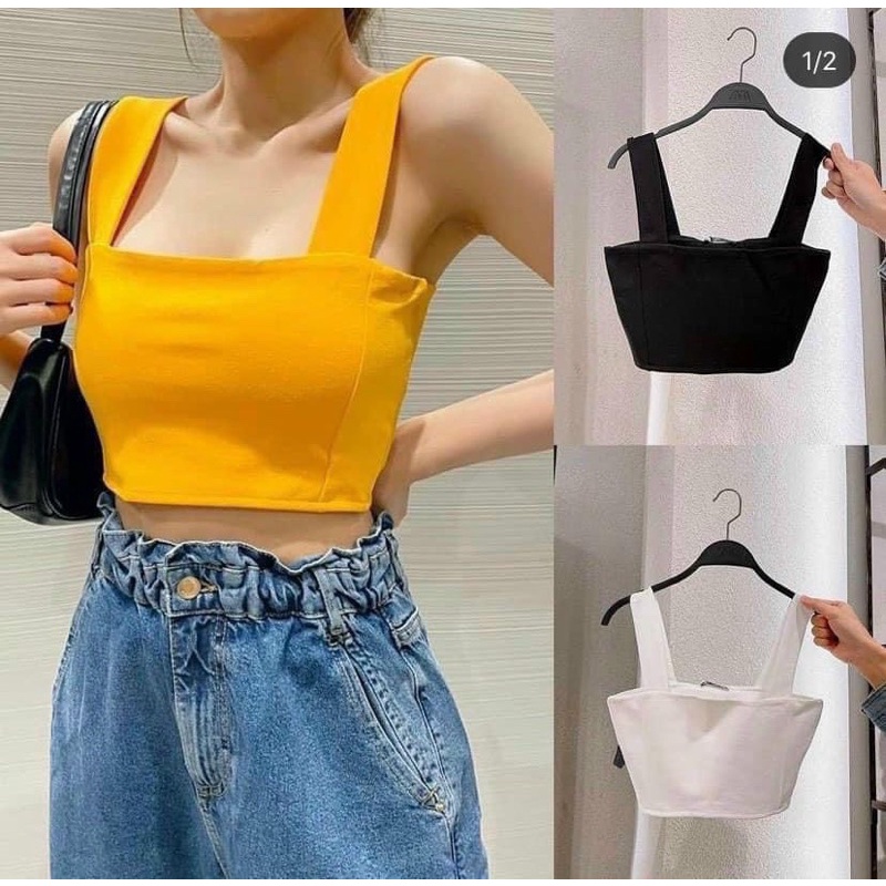 Áo Crotop 2 dây bản to