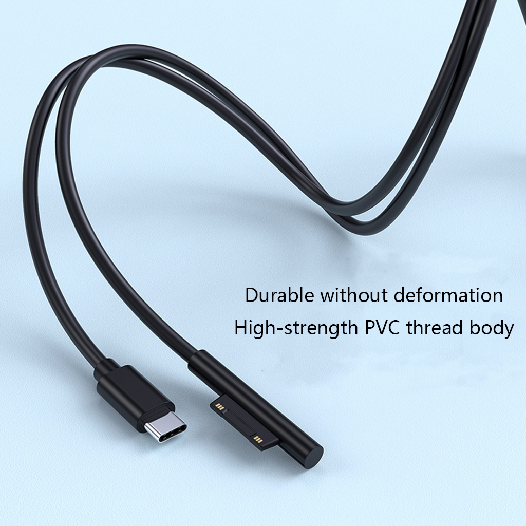 Usb C Bộ chuyển đổi sạc nguồn Cáp Sạc Dây cho Surface Pro 7/6/54/3 máy tính xách tay