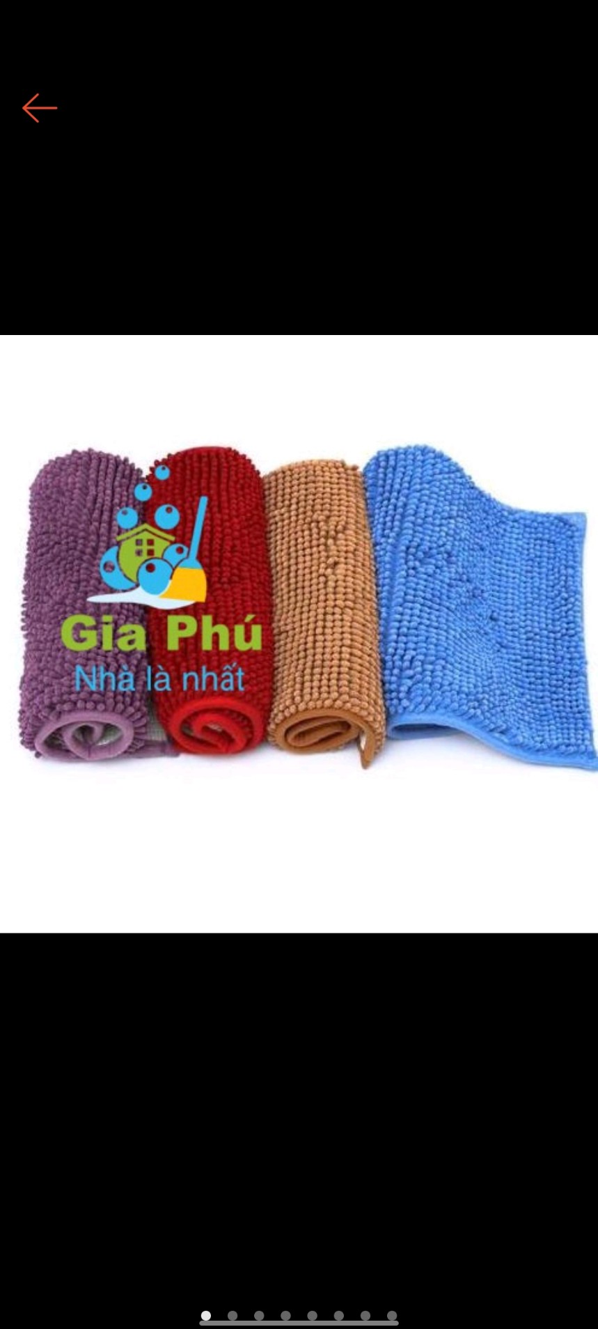 Thảm san hô siêu thấm 30x45cm Gia Phú ( giao màu ngẫu nhiên )