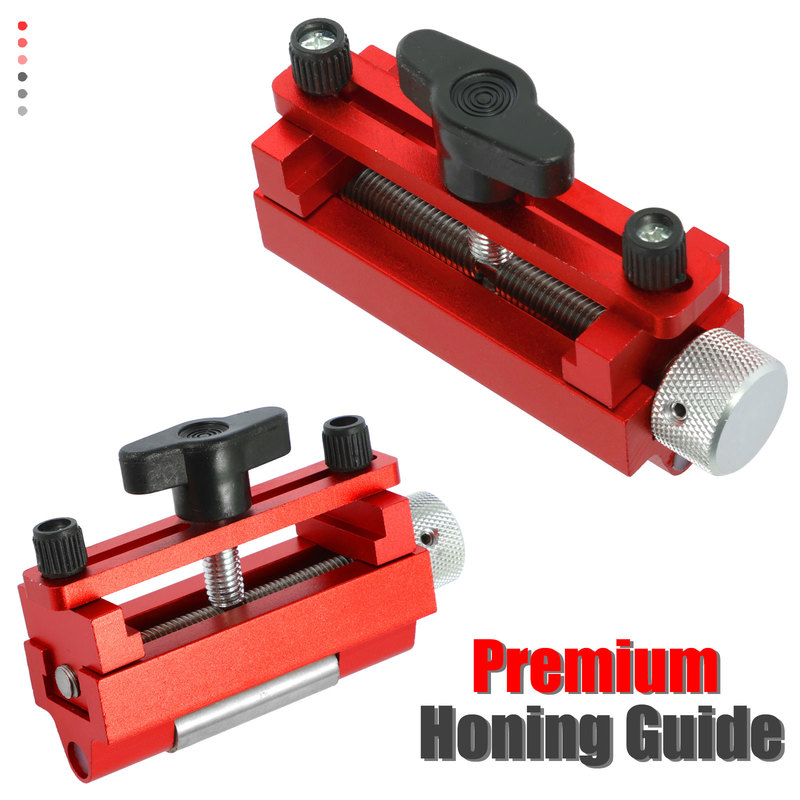 Everso Honing Guide Jig Adjustable Honing Sharpening Tool Fixed Angle Wear Resistant Blade Sharpening Guide Honing Guide Jig Honing Guide Jig for Sharpening Blades