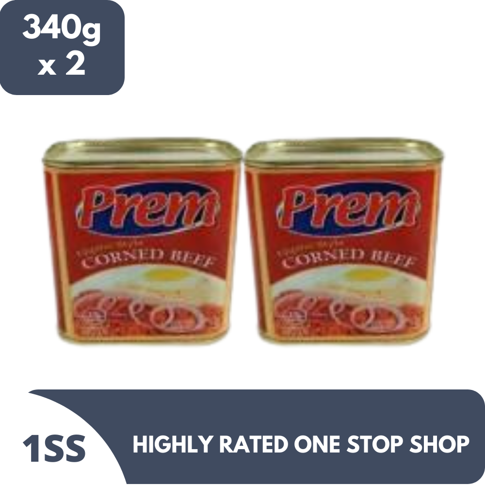 Prem Filipino Style Corned Beef 340g X 2 Lazada Ph