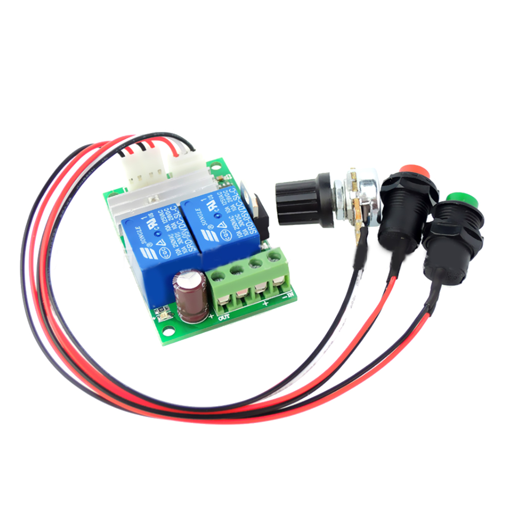 DC 6V 12V 24V PWM Motor Speed Controller Forward and Reverse Switch Linear Actuator Motor Controller Adjustable Speed Control