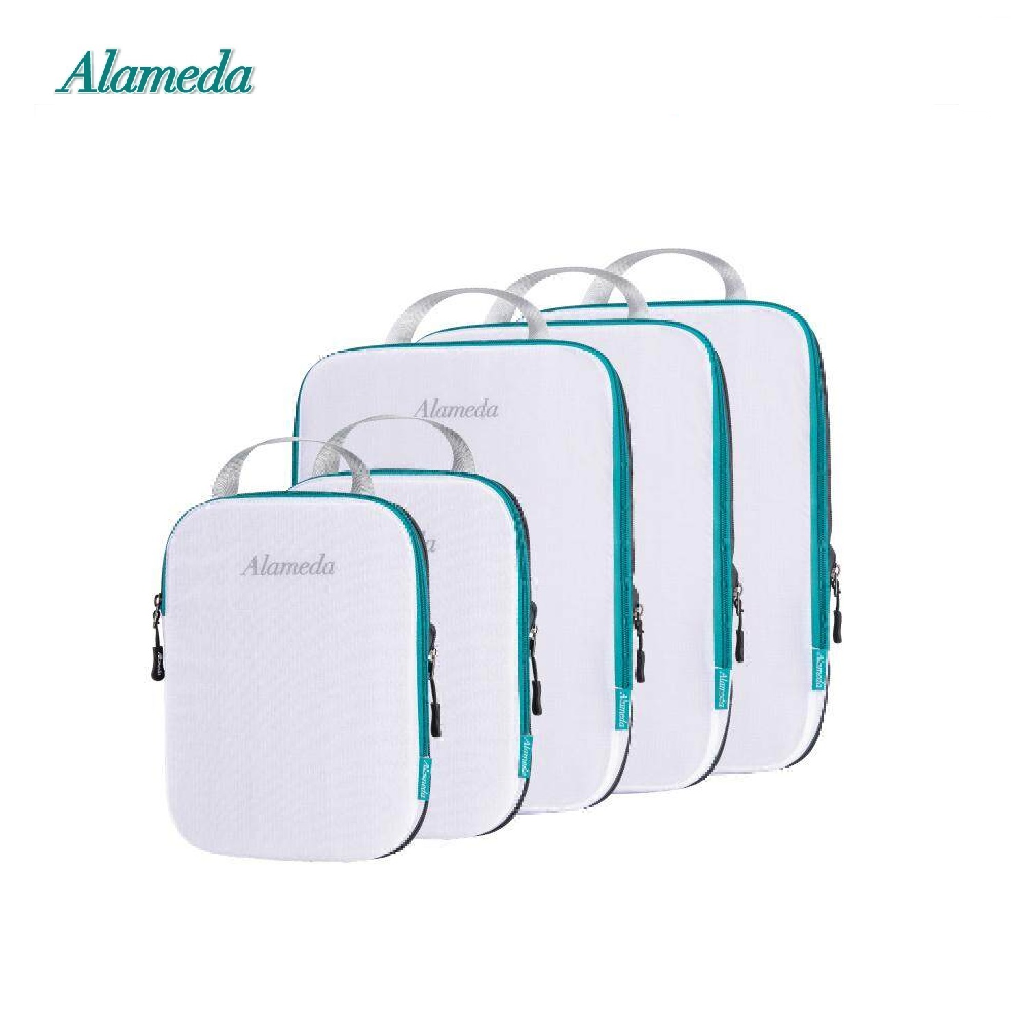 Compression Packing Cube Set for Hand Luggage Packing Cube Set 5 Pieces Set  for Travel Compression Bags Organizer for Luggage and Backpack Travel  Organizer with Laundry Bag, for Backpack