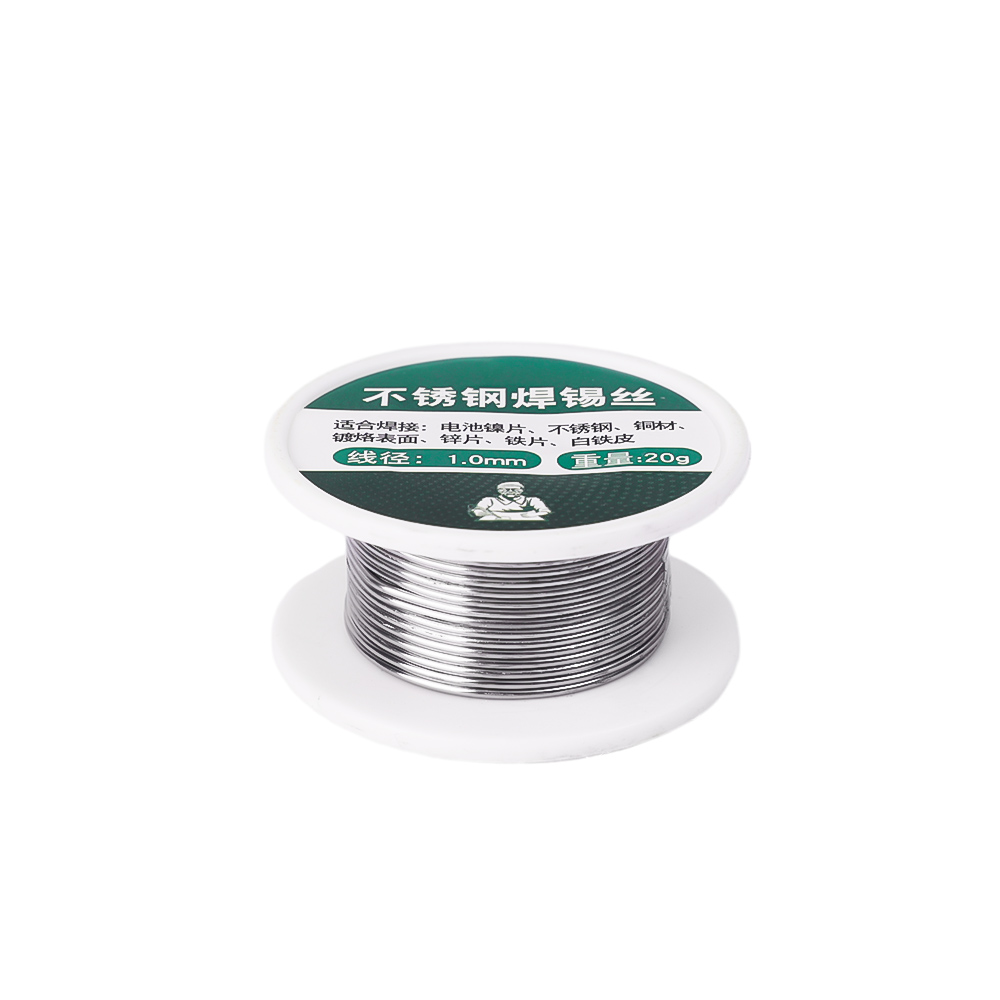 100/20g Easy Melt Solder Wire Stainless Steel Low Temperature Aluminum Copper Iron Metal Weld Cored Welding Wire Soldering Rods