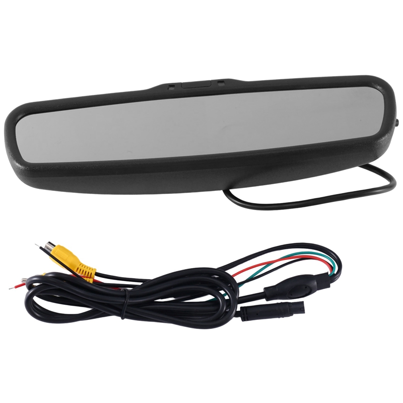 Black Rear View Mirror Monitor Plastic Rear View Mirror Monitor Rear View Mirror Monitor Car Monitor Reversing Image Monitor
