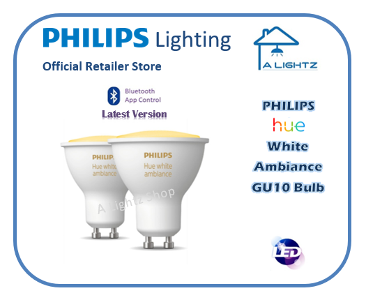 Philips Hue White Ambiance Gu10 Smart Bulb (Bluetooth) | Lazada Singapore