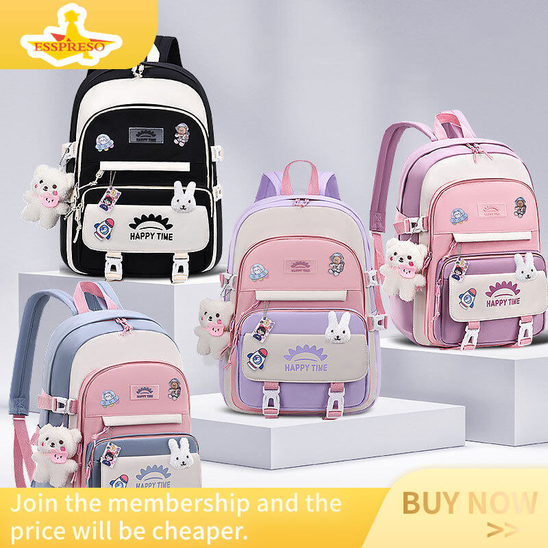 school bag ins style high school student junior high school student pupils cute backpack
