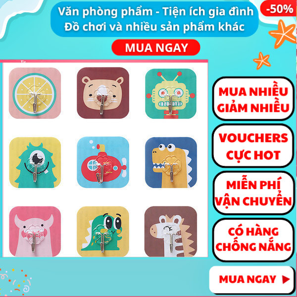 Combo 10 móc dán cường lực 3D cực đẹp ✔ Móc dán tường ✔móc dán tường chịu lực ✔móc dán tường siêu dính ✔móc dán tường cute ✔moc dan tuong ✔ móc dán tường chịu lực giá sỉ ✔ Nguyễn Thùy Store