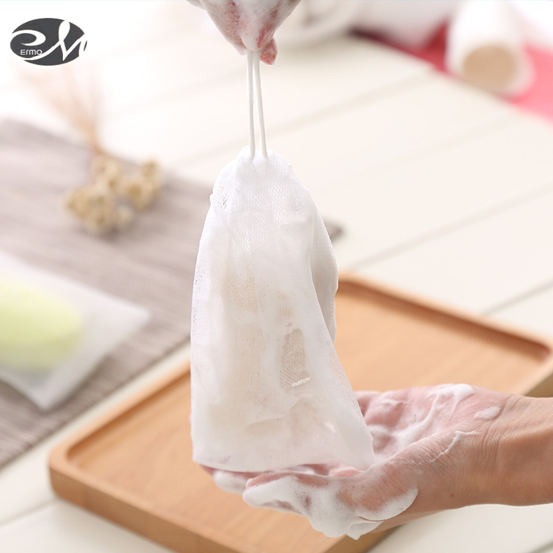 Dây trắng lưới tạo bọt lưới tạo bọt xà phòng rửa tay rửa Net lưới tạo bọt xà phòng net bọt Net