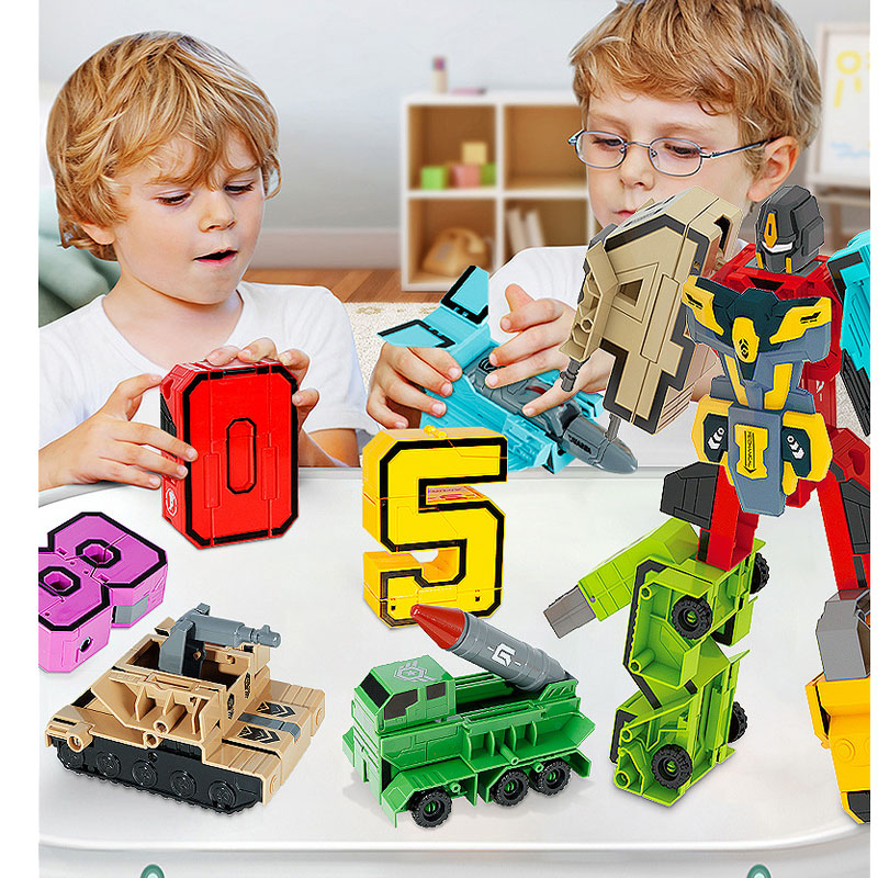 Robot số size đại - bộ lắp ráp robot số từ 0 đến 4 kích thước lớn