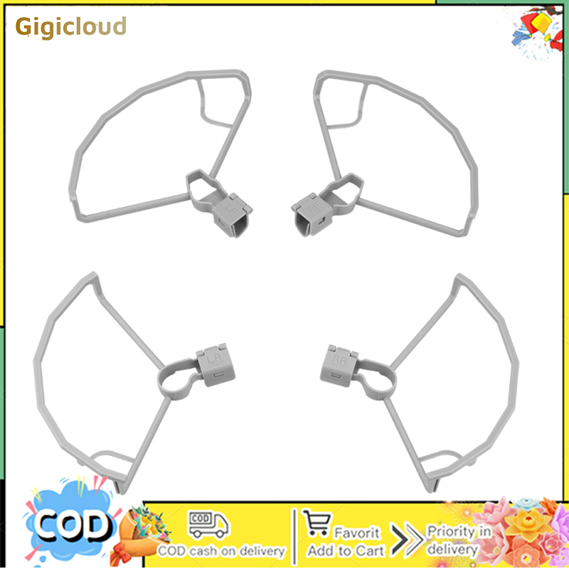 Propeller Guard Compatible For DJI Mini 3 / Mini 3 Pro Drone Anti-Collision Props Protector Blades Bumper Safety Accessories