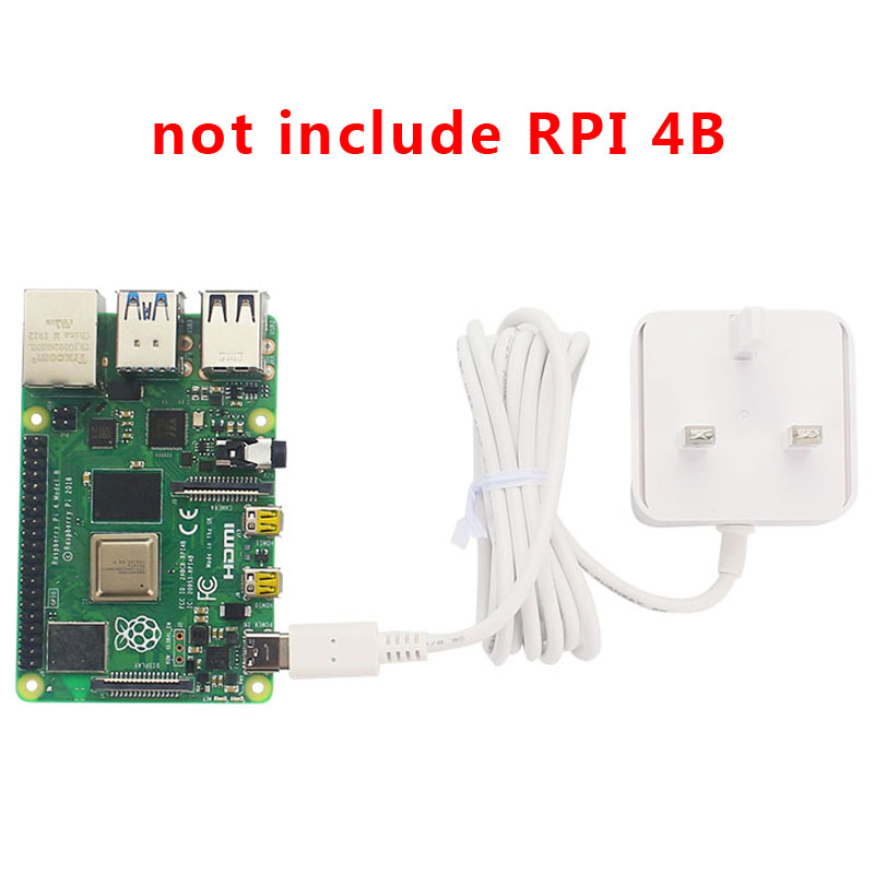 【Big-Sales】 Official Raspberry Pi 4 5V 3A Charger EU UK Plug ...