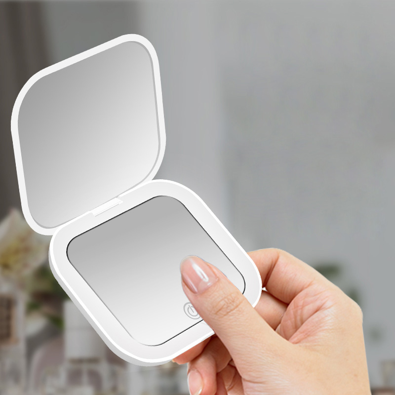 Compact%20Small%20Mini%20Gift%20Vanity%20Table%20Folding%20Led%20Lights%20Portable%20Hand%20Held%20Pocket%20Makeup%20Mirror%202X%20magnifying%20-%20Image%209