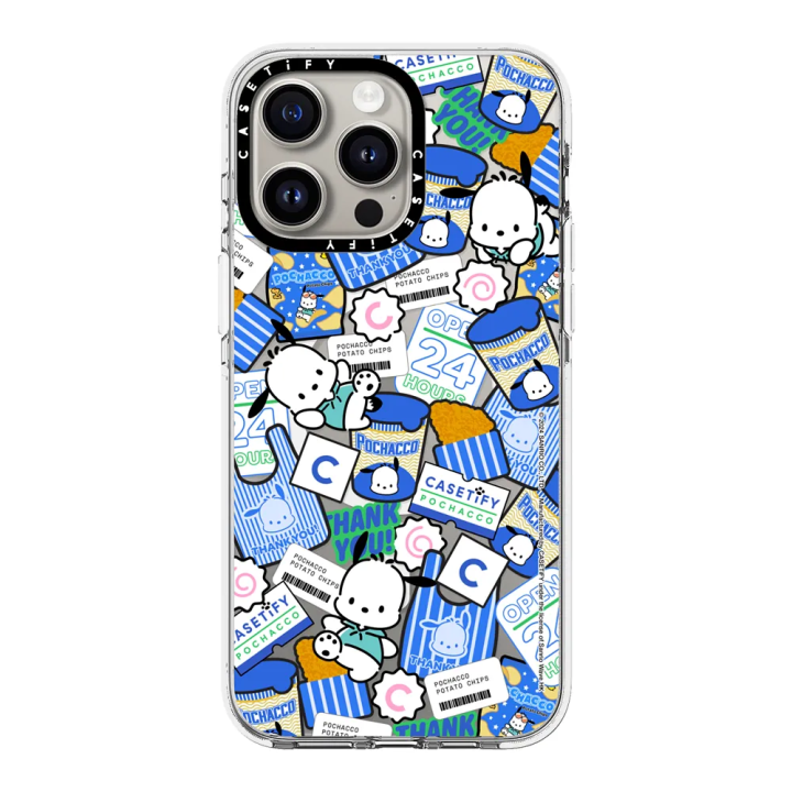 Pochacco x CASETiFY Crystal Clear Phone Case with Magsafe for