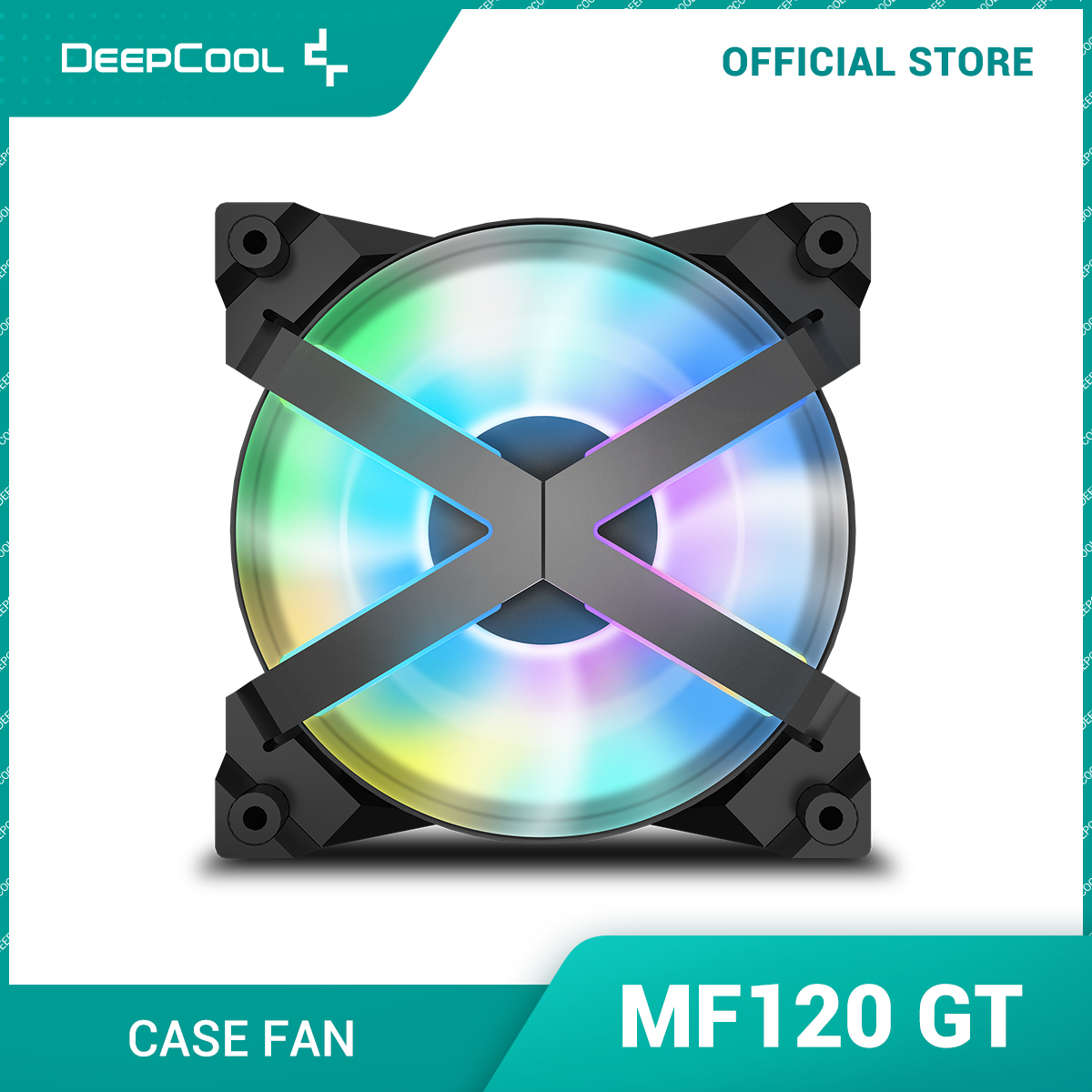 DeepCool MF120GT 3x120mm PWM Case Fans Radiator Fans, Motherboard Control and Wired Controller
