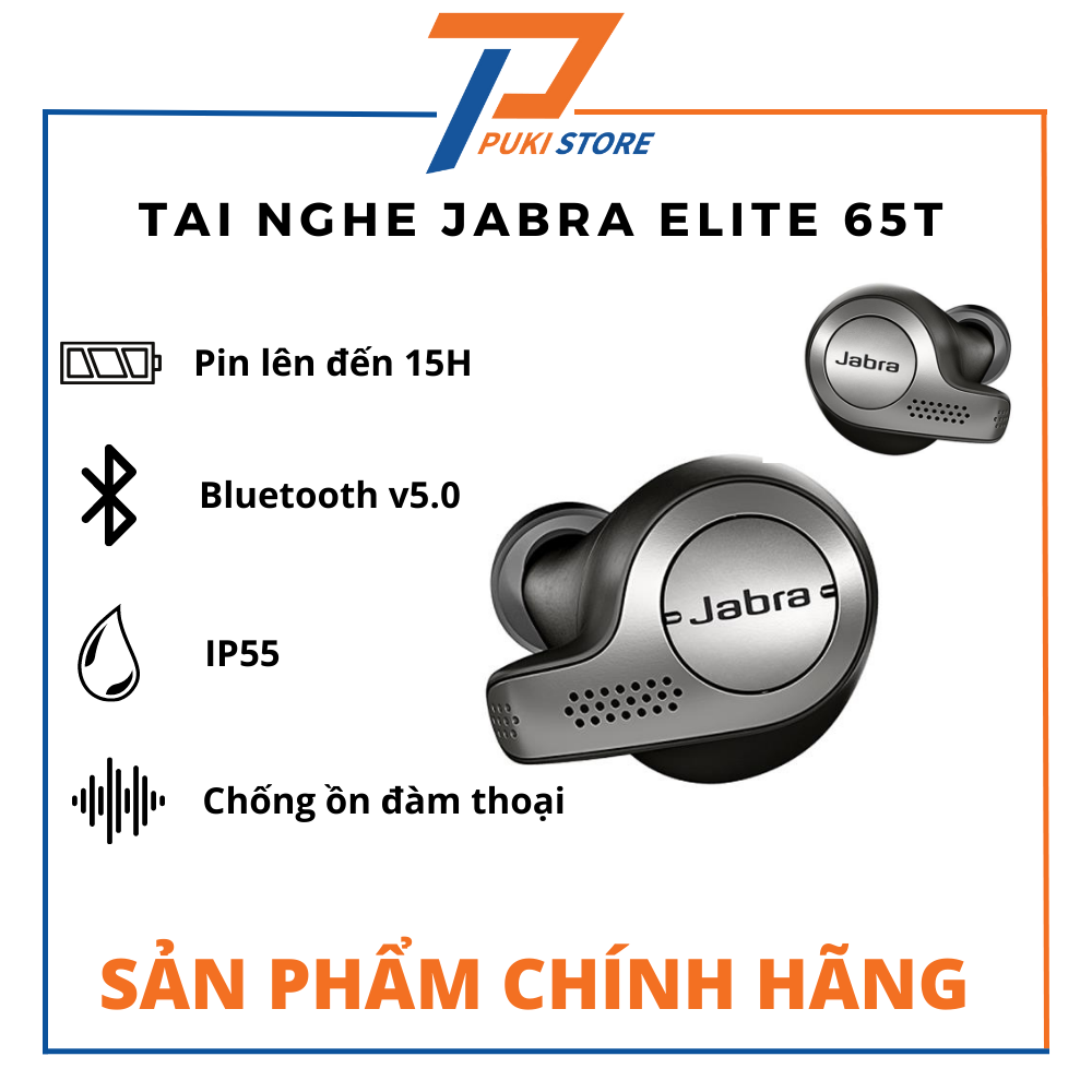 Tai nghe Jabra Elite 65t-Tai nghe True Wireless Jabra Elite 65t