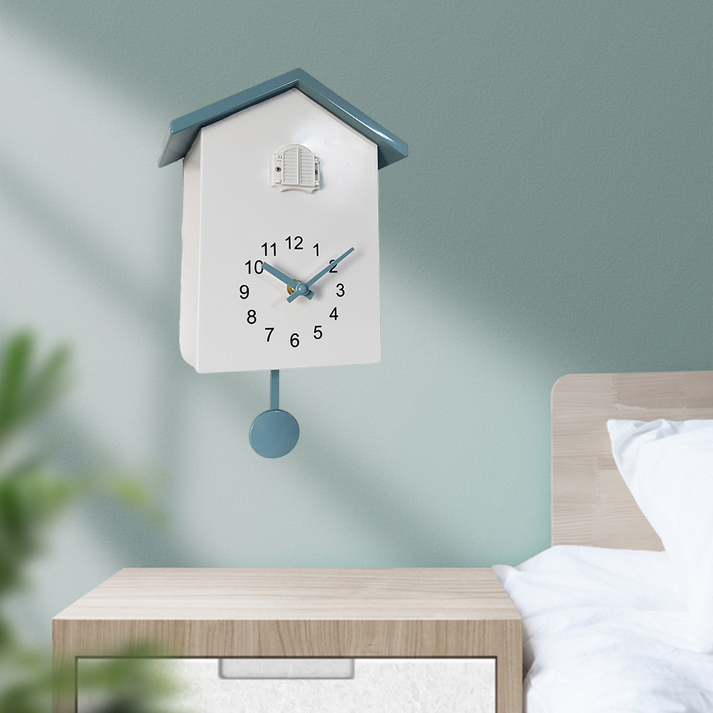 Đồng Hồ Treo Tường Baoblaze Cuckoo, Đồng Hồ Quả Lắc Phòng Trẻ Em Đồng Hồ Tường Trang Trí Nội Thất