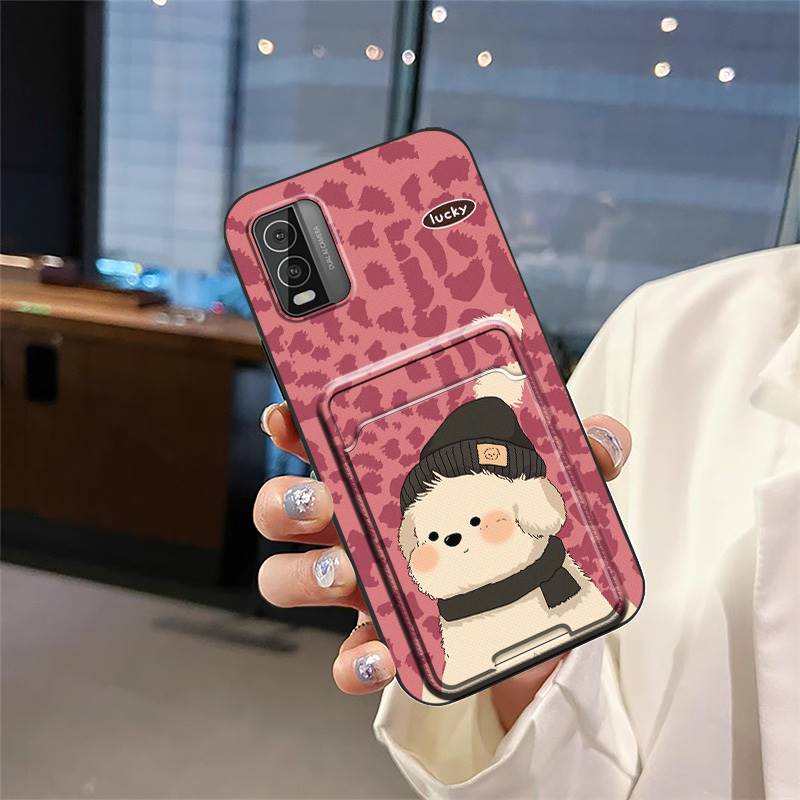 Card%20bag%20Cover%20Phone%20Case%20For%20Nokia%20C210%20Card%20slot%20TPU%20Graffiti%20protective%20Fashion%20Design%20Cute%20Full%20wrap%20Shockproof%20-%20Image%2010