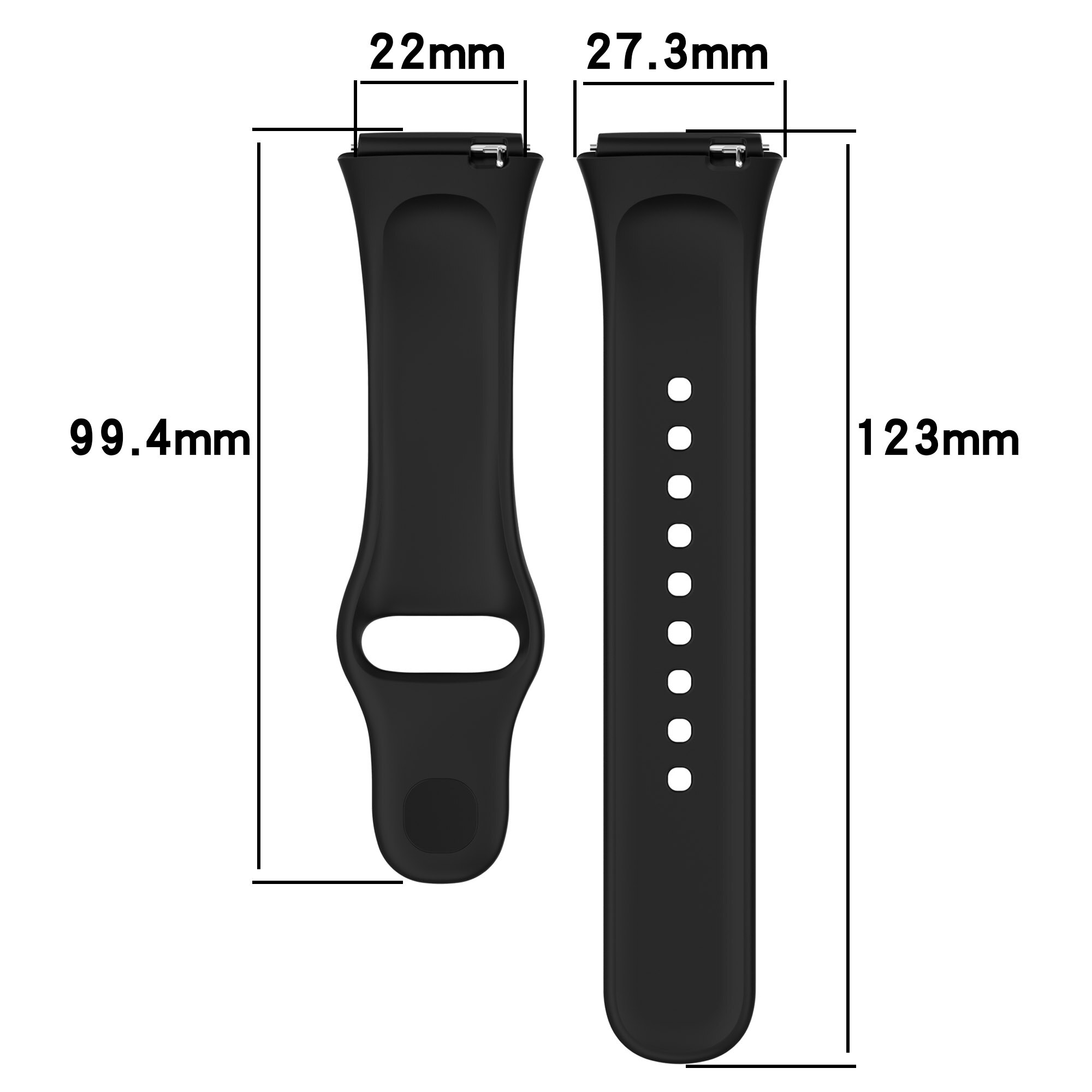 Silicone Strap for Xiaomi Redmi Watch 3 Active strap Soft TPU Replacement Belt for Redmi Watch 3 Watch Band